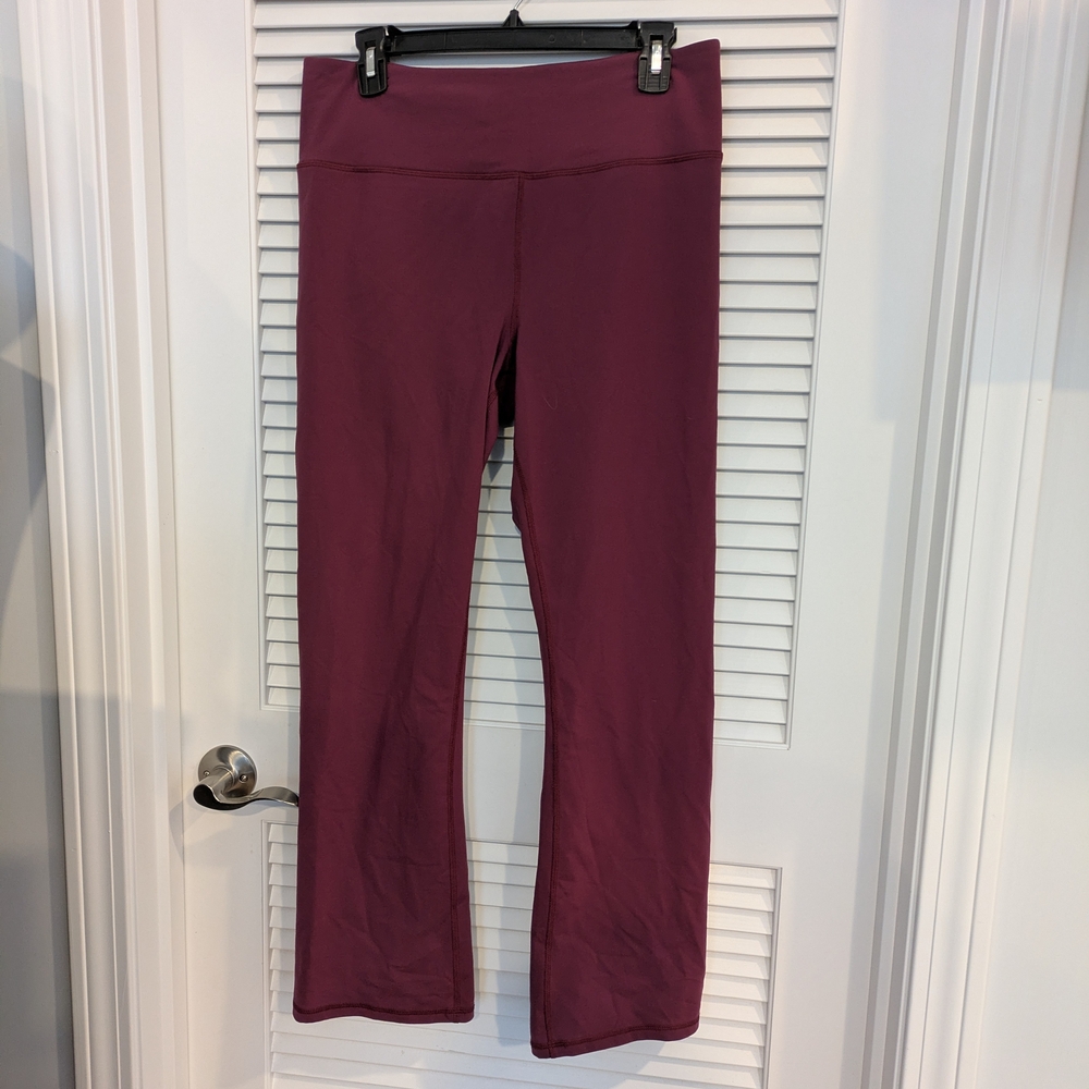 Tek Gear Women's Straight Leg Pants - Burgundy Size PXL